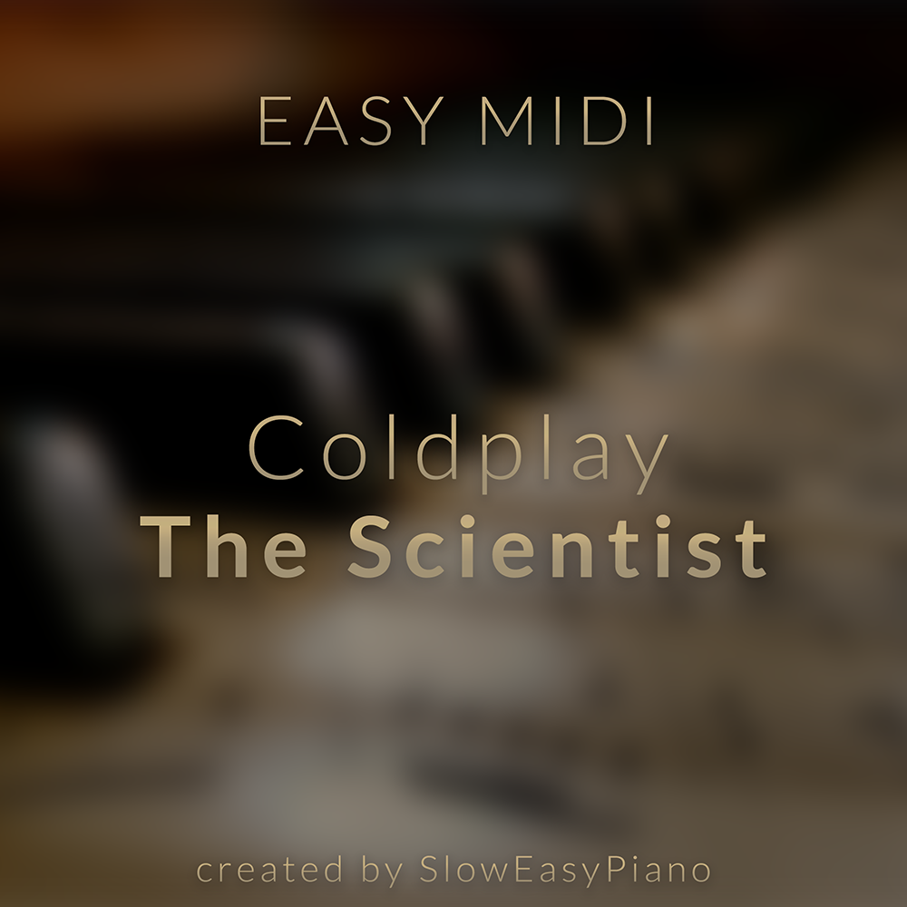 Coldplay The Scientist (EASY) (MIDI) Claivert s Piano x SlowEasyPiano