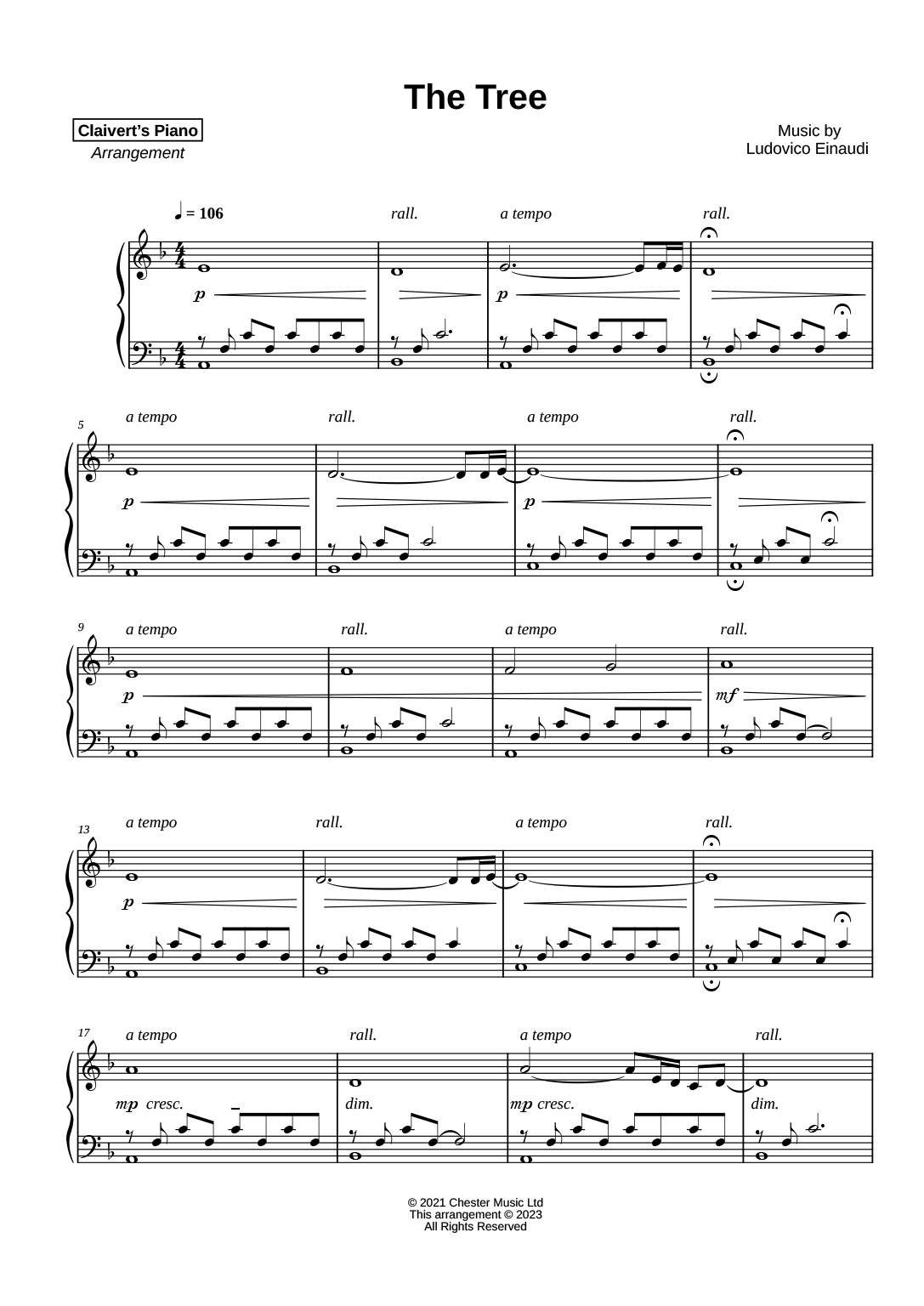 Ludovico Einaudi - Experience (EASY) - Claivert's Piano x SlowEasyPiano